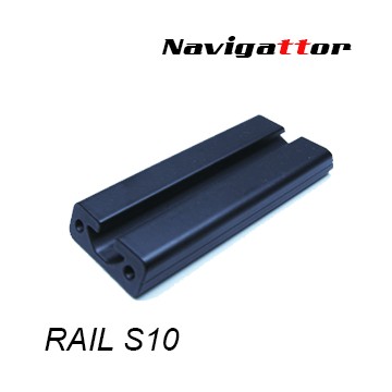 Rail aluminio 10 cm  corto