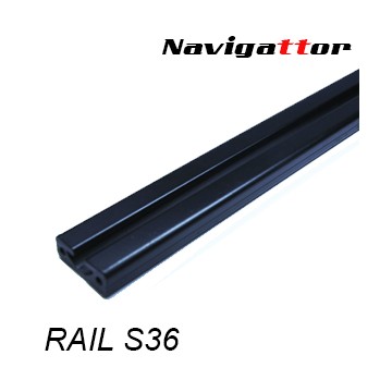 Rail aluminium de 36 cm  long
