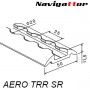 AERO Track Rail rounded silver 2m