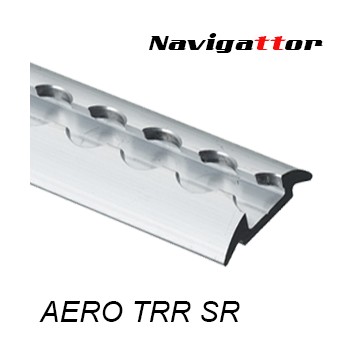 AERO Rail rounded silver 1m