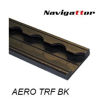 AERO Rail plat noir 1m
